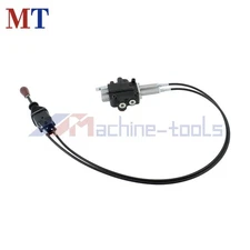 Dual Spool Hydraulic Valve 21GPM Remote Control Kit Heat-Resistant Cables