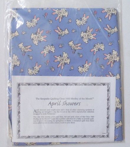 Andenken Quilten Vintage April Duschen 30er Jahre Kollektion Baumwollstoff P7380