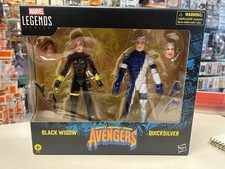 HASBRO MARVEL LEGENDS AVENGERS BLACK WIDOW AND QUICKSILVER 2 PACK ST