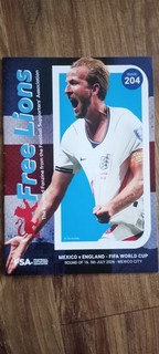 Free lions Mexico v England football mint issue 204 world cup 05/07/26 Mexico