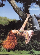 2003 Song Airlines Pretty Redhead Woman Print Ad Poster Magazine Kate Flying