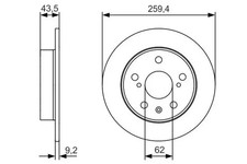 Disque de frein Suzuki SX4