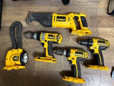LOT DEWALT Cordless Tools DW938 RECIPROCATING SAW DW939 CIRCULAR SAW DRILL DW759