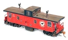 HO BRASS OVERLAND MODELS (OMI) - ALGOMA CENTRAL CABOOSE 9602  "USED & WEATHERED"