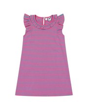 Busy Bees Colette Ruffle Sleeve Dress Pink 2