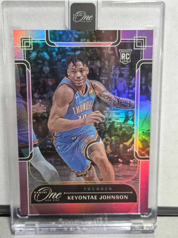 07/25!!! SEALED! 2023-24 Panini One and One Rookies Purple Keyontae Johnson #142