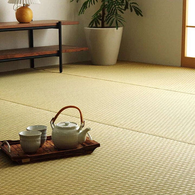 Tapete tatami Reversible Estera Lisa de Paja de Igusa Japón Rush Grass Mat Japan