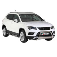 Edelstahl Seitenschweller Schwellerrohre FüR Seat Ateca 2016-2020 Silber