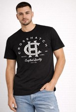 NEU  Crosshatch T-Shirt Schwarz Größe M - U...