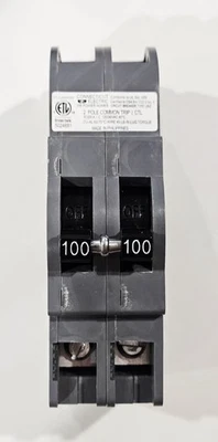 ⚡️ UBIZ2100-1 100 Amp 1-1/2 in 2-Pole Zinsco QCAL100 Compatible Circuit Breaker