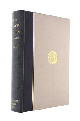 Private Papers Of George, Second Earl Spencer, First Lord Of The Admiralty vol..