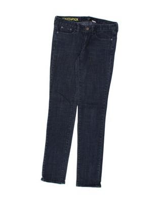 J. CREW Damen Toothpick Skinny Jeans W25 L32 dunkelblau Baumwolle BY08