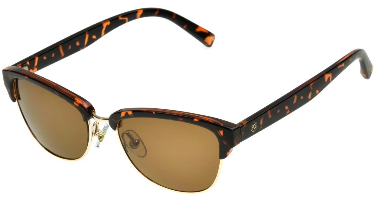 Foster Grant Mens Womens Unisex Sunglasses Brown Frame Polarised Lenses £28