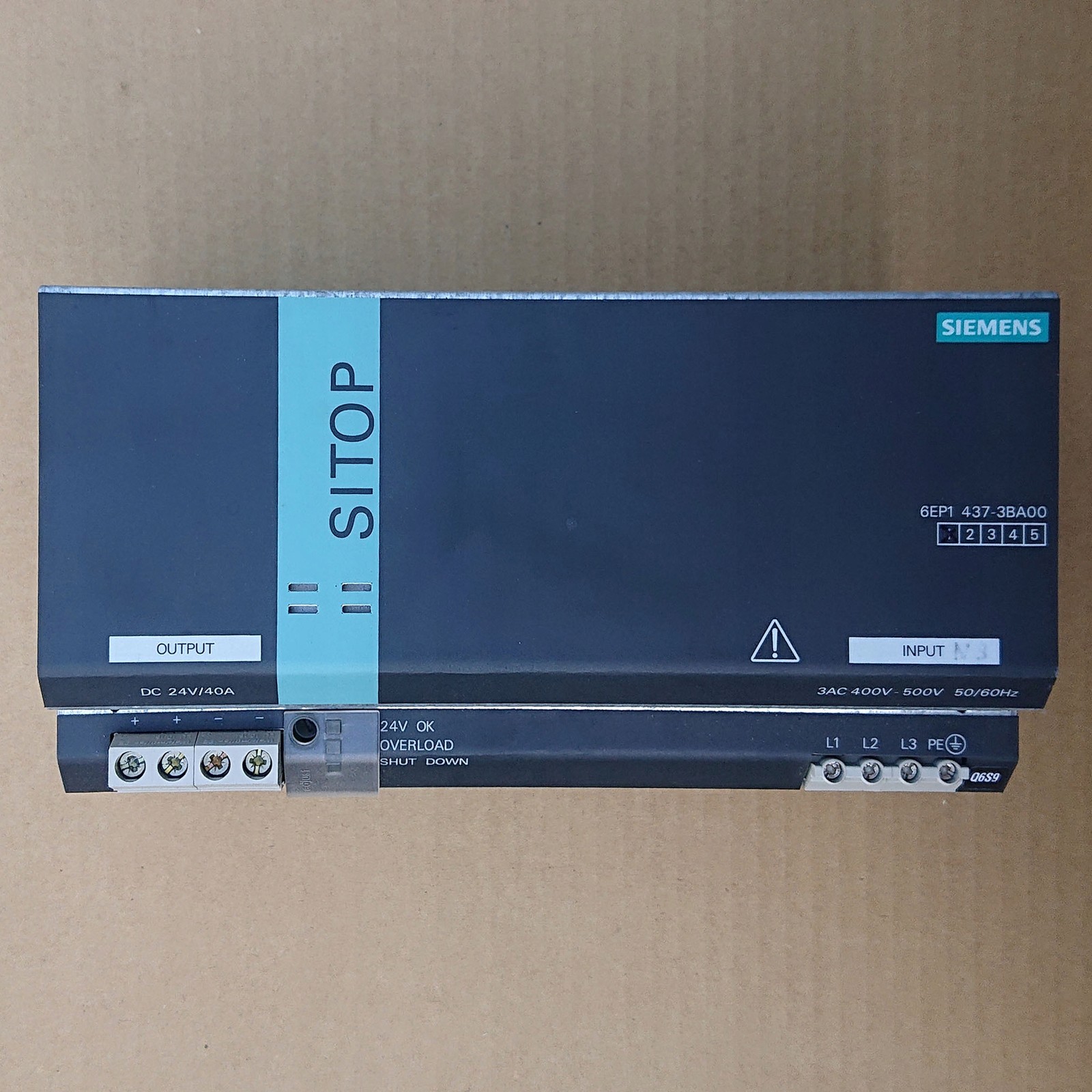 Siemens power supply 6EP1437-3BA00 SITOP power 40