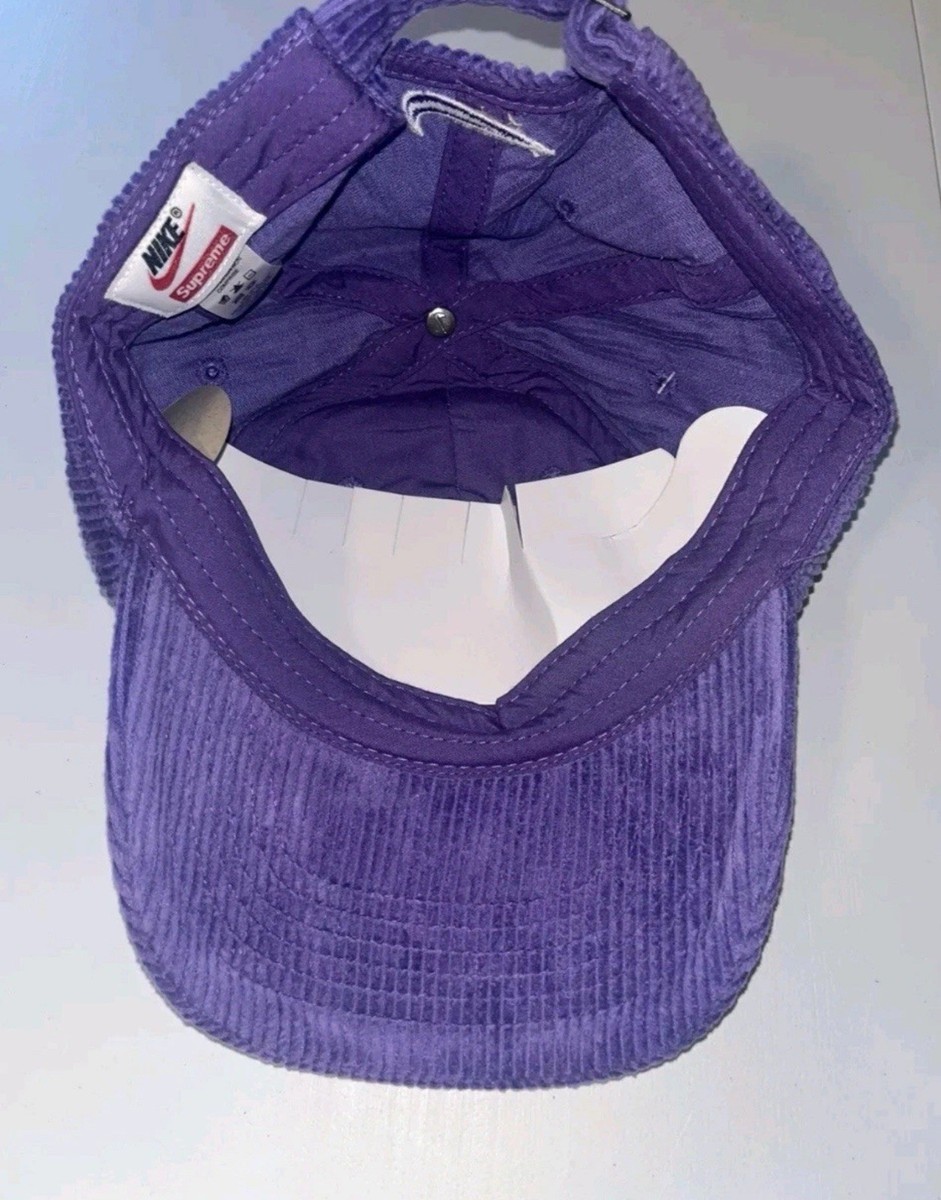 Supreme x Nike コーデュロイキャップ パープル Supreme x Nike SS22 Arc Corduroy 6-Panel Cap Purple | eBay
