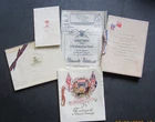 Military Christmas greetings card.  WW1 & WW11. Airgraph Middle East forces