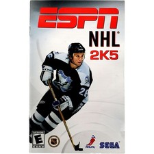 Manual Only ESPN NHL 2K5 - Sony Playstation 2 Tested Authentic