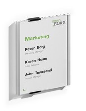 Durable Information Sign 149 x 210.5 mm Silver  Door and Wall Sign  Includes F