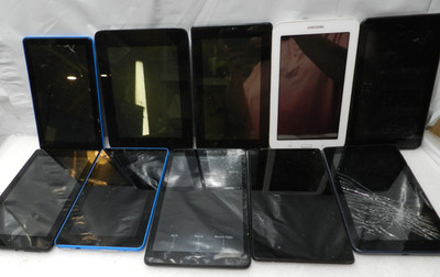 10 Tablets  Assorted 8  RCA Samsung Onn Amazon Nexus Emerson  (E87J)