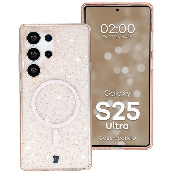 HandyhüLle FüR Galaxy S25 Ultra Bizon Case Cover SchutzhüLle Etui Hellorange-image