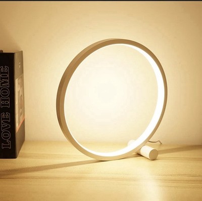LED Ring Table Lamp Modern Minimalism Table Lamp 6 W Warm
