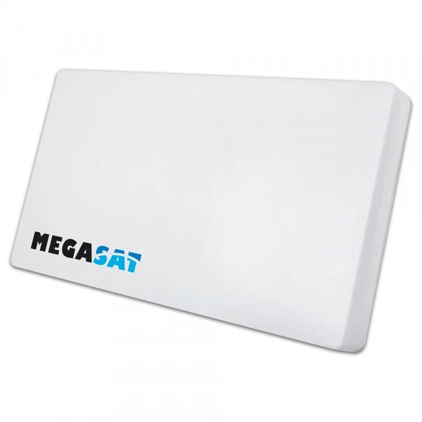 Megasat Sat Flachantenne D2 Profi Line Twin LNB austauschbar 2 Teilnehmer