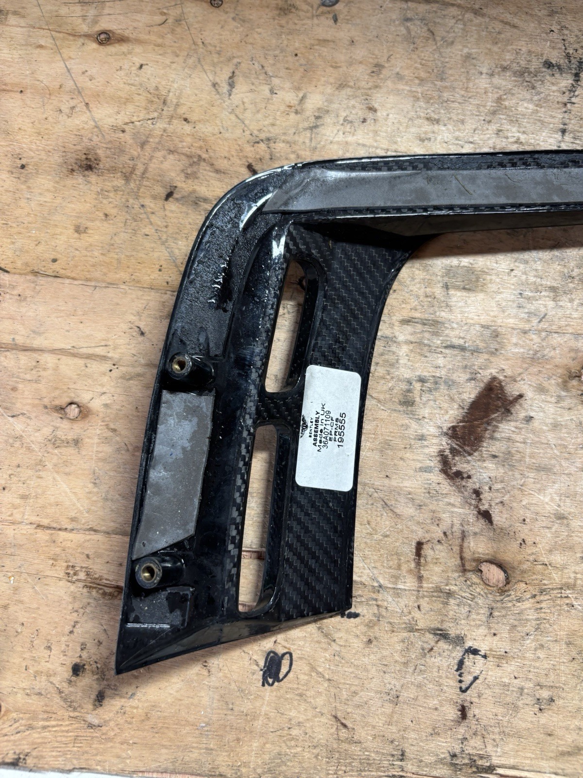 2015-2020 BENTLEY Bentayga LH Carbon Fiber Air Blade Front Bumper