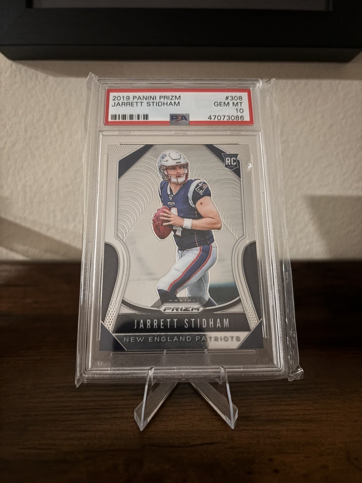 2019 PANINI PRIZM FOOTBALL JARRETT STIDHAM #308 ROOKIE BRONCOS PSA 10 GEM MT