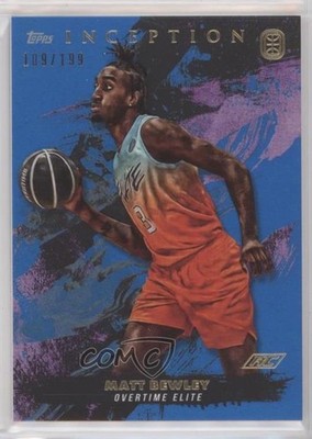 2021-22 Topps Inception OTE Overtime Elite Blue /199 Matt Bewley #65 00gy