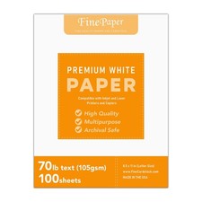 Bright White Paper - Multipurpose Office Print Writing Copy - Flyers,