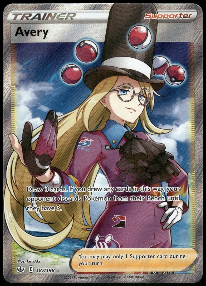 avery card pokemon 2021 Pokmon SWSH - FA/Avery - Chilling Reign Pokemon Card Game/[SVF] Deck Build