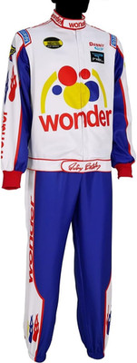 Men's Ricky Bobby Costume Talladega Nights Cosplay Racing Suit M--FREE SHIPPING!