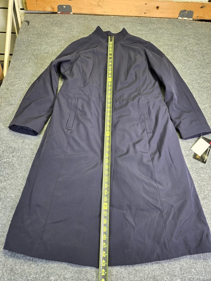 TwinHill Stan Herman Womens US Airways Winter Coat Navy 12R Thinsulate Long - Image 2 of 4