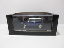 Miniature car 1/43 BMW MINI Mini Cooper S Paceman blue metallic x white dealer g