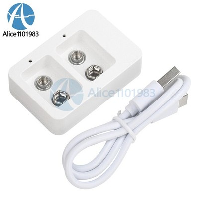 2 Slots Multi-function Ni-MH 9V Rechargeable   Charger Smart Fast Charging #lk