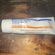 Gel tópico genérico Diclofenaco sodio, 1% - 100 g 3,53 oz AINE alivio de la artritis