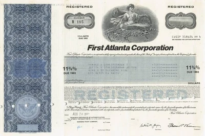 First Atlanta Corporation, 100.000$ - Bild 1 von 2