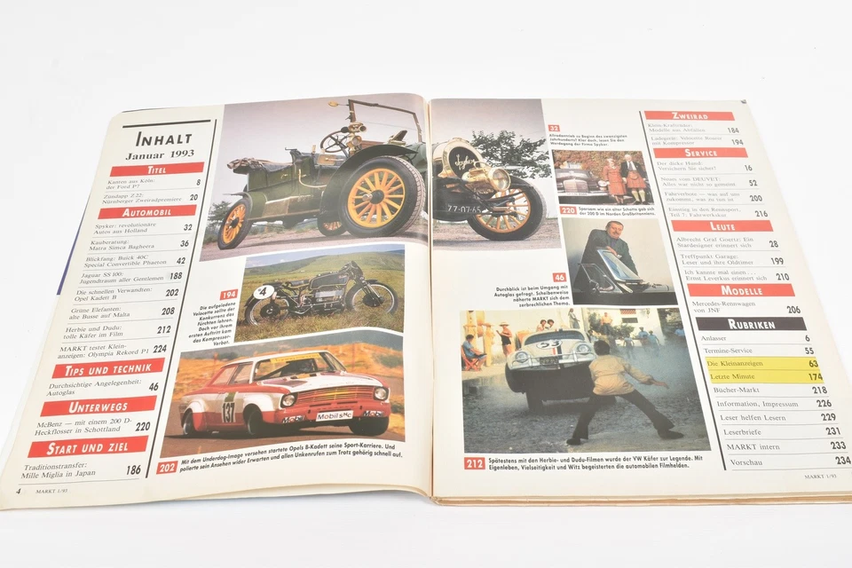 Oldtimer Markt 1/93 - Zeitschrift - Ford P7 - Buick 46C - Bild 3 von 3