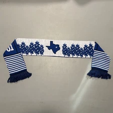 FC Dallas Scarf Blue Bonnet Ruffneck MLS Soccer Fan Knit