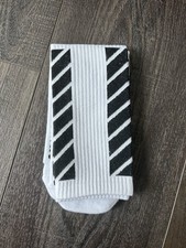 OFF-WHITE Black/White OFF-WHITE Socks - White Color One Size NP