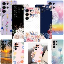 Cover For Samsung S24 FE S25 Plus S26 A36 A55 Exquisite Flower Design Phone Case