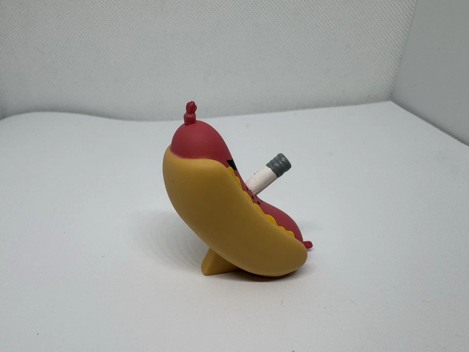 Figura de vinilo Kidrobot Frank Kozik Smorkin Mongers Hot Dog solo sin caja Foto 3 de 4