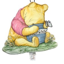 Vintage Disney Classic Winnie The Pooh Soft Plush Wall Hanging Nursery Decor