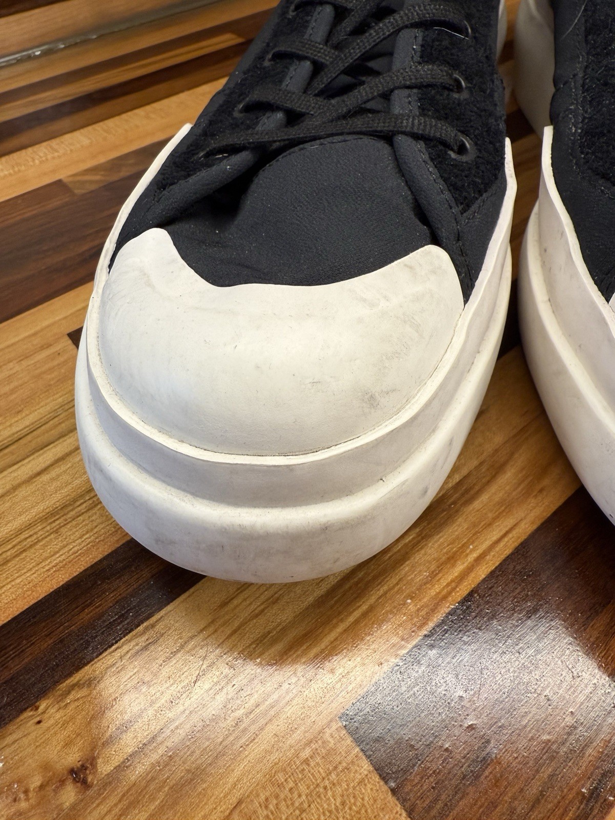 Adidas Y-3 Ajatu Court Low Black White Leather Men’s Size 12.5 NO BOX thumbnail 8