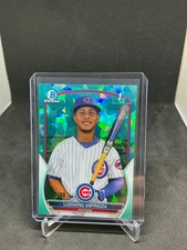 2023 Bowman Sapphire LUDWING ESPINOZA 1st RC Aqua Refractor 43/99 Cubs