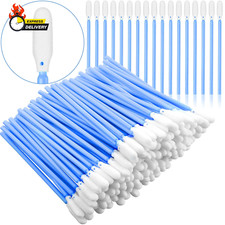 200 Pieces Foam Swab Cleaning Swab Foam Tips Sponge Stick for Inkjet Printer Pri