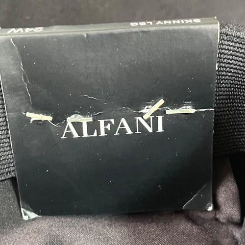 Alfani Pants Womans Deep Black 24W Skinny Leg Comfort Waist Stretch Fabric New - Picture 10 of 10