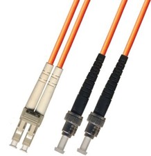 300 Meter Multimode Duplex Fiber Optic Cable 62.5/125 LC-ST Orange