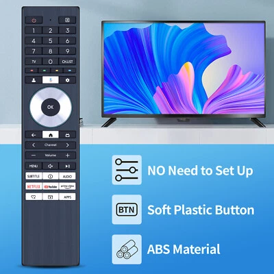 New CT-95093 Voice Remote Control Work For Toshiba 2024 4K