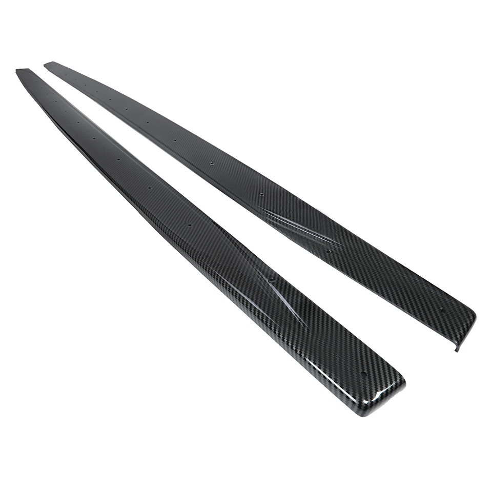 Fits BMW F80 M3 M Performance MP Style 2014-2018 Side Skirts Carbon Fiber look Foto 3 de 4